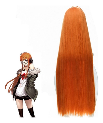 Peluca De Cosplay Persona 5 Futaba Sakura