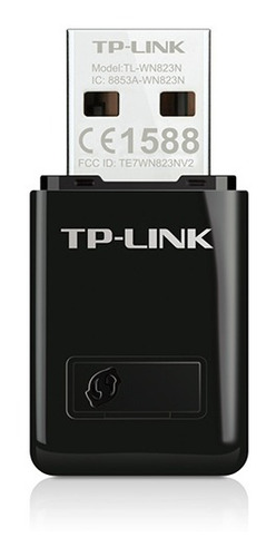 Imagen 1 de 4 de Tl-wn823n Mini Adaptador Usb Inalámbrico N 300mbps