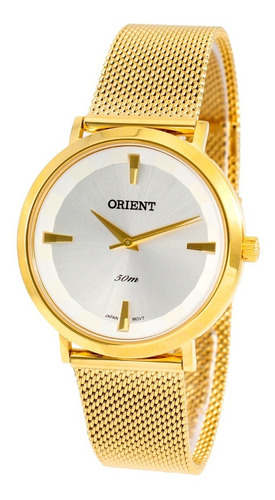 Relógio Orient Feminino Dourado - Fgss0140 S1kx