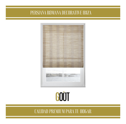 Persiana Romana Decorative Modelo Ibiza 1.10 X 2.00 M