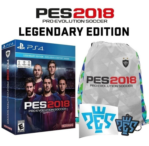 Imagen 1 de 4 de Juego Ps4 Pes 18 Legendary Edition Ps4 / Makkax