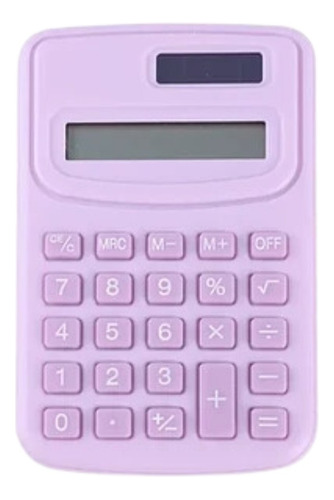 Mini Calculadora De Bolsillo Kawaii Colores Pasteles