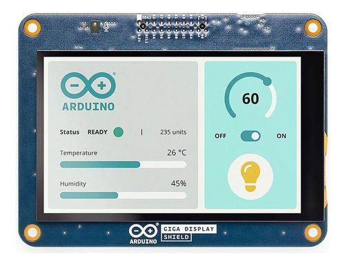 Shield Arduino Giga R1 Display Asx00039