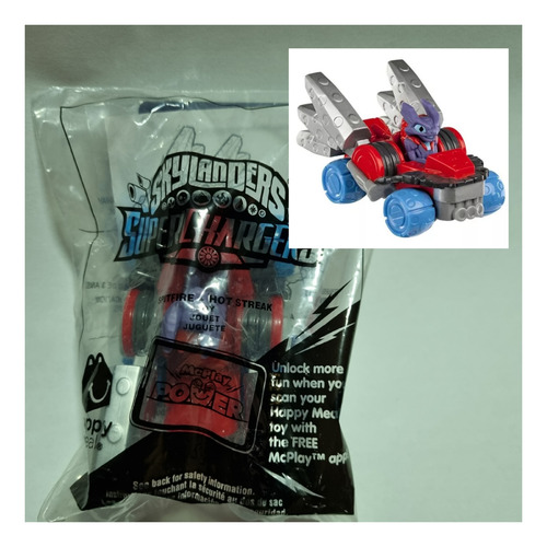 Figura Mcdonald's Skylanders Superchargers Spitfire Año 2016 (Usado)