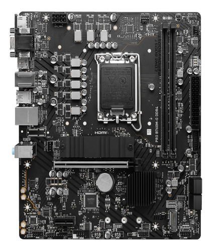 Motherboard Msi Pro B760m-g Ddr4 Socket 1700 12va 13va Gen 