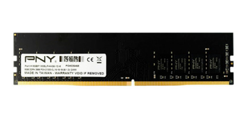 Imagem 2 de 5 de Memória Pny 4gb Ddr4 2666mhz Cl19 288 Pinos Md4gsd42666bl