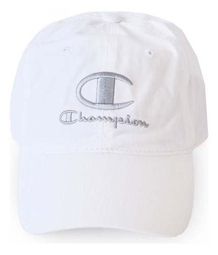 Boné Champion Dad Hat Washed Relaxed Big C Script - Branco