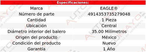 1-herradura Cardán Soporte Ctral Pickup 1.8l 4 Cil 83-93