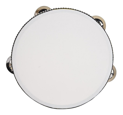Imagen 2 de 3 de Pandero De 6'' / 15cm Con 4 Pares De Sonajas Knight Jb906h