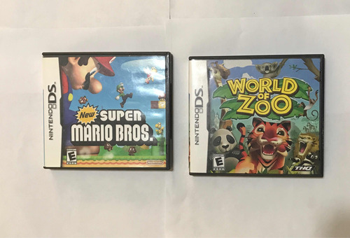 New Super Mario Bros Nintendo Ds.  2 X 1  (world Of Zoo )