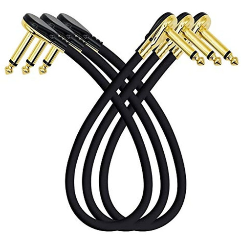 ~? Cables De Parche De Guitarra De Perfil Bajo Plano 12 PuLG