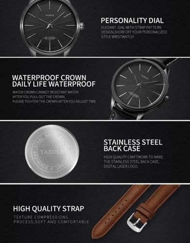 Reloj Yazole Estilo Casual !!!