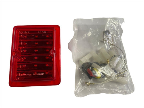 Kit Repuesto Faro Led Baiml 1600e  Kit1600e.rb Rojo Bipolar