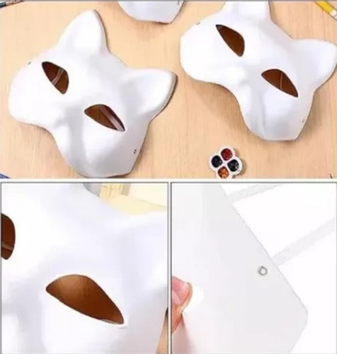Para Para Máscaras De Gato Therian De 7 Piezas Hazlo Tú