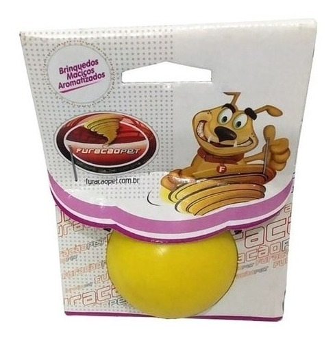 Bolinha De Borracha Maciça Para Cachorro Furacão Pet 55mm