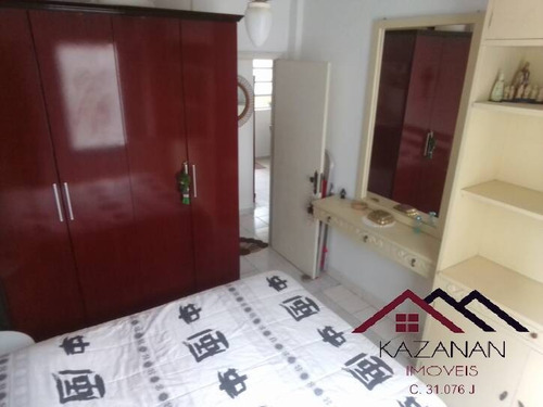 Imagem 7 de 15 de Apartamento 1 Dormitório - Vista Mar - Gonzaga Santos - 1649