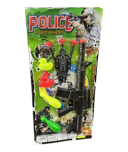 Juguete Lanza Dardos Police Playset