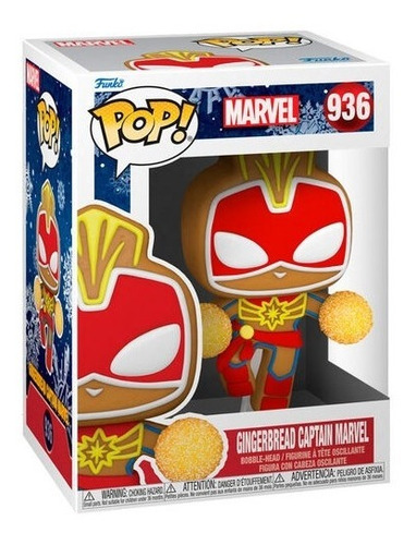 Funko Pop! Gingerbread Captain Marvel