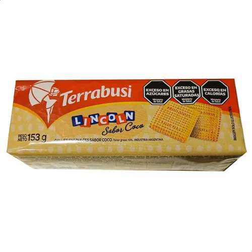 Caja Galletitas Terrabusi Lincoln Sabor Coco - Mejor Precio