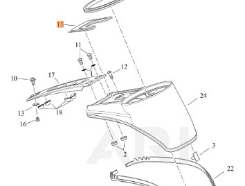 Emblema De Tanque Instrumentos H-d Sku 14100967