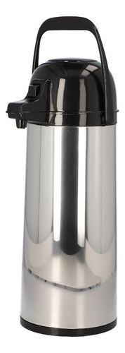 Termo Sifon Portatil Agua Cafe Bebidas Calientes Frias /e Color Plateado
