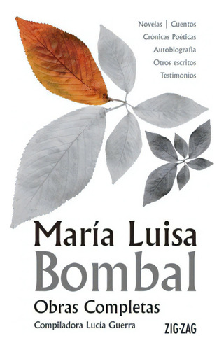 Obras completas, de María Luisa Bombal. Editorial Zig-Zag en español