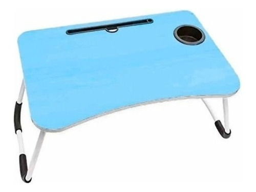 Mesa Plegable Para Cama Y Notebook Multifuncional De Madera