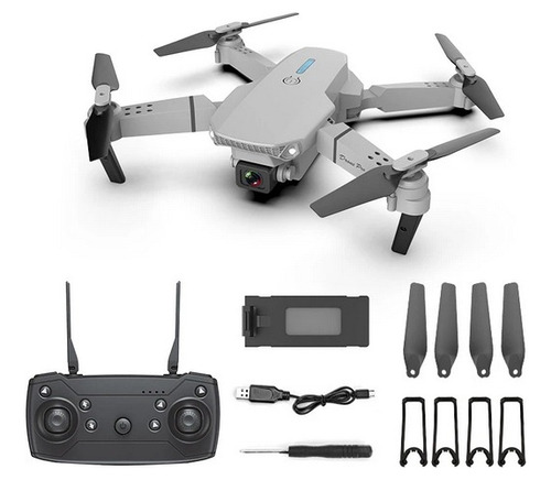 Dron Eachine E88 Con Cámara Dual Hd 1080mp - 2 Baterías 
