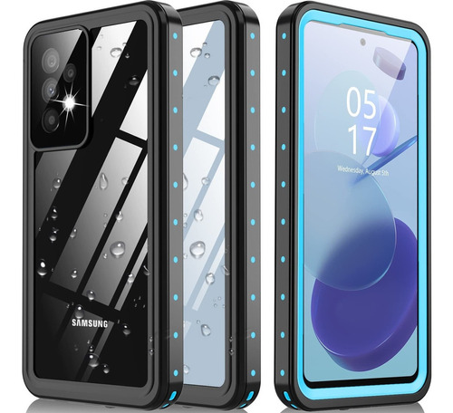 Nineasy For Samsung Galaxy A53 5g Case Waterproof, With Buil
