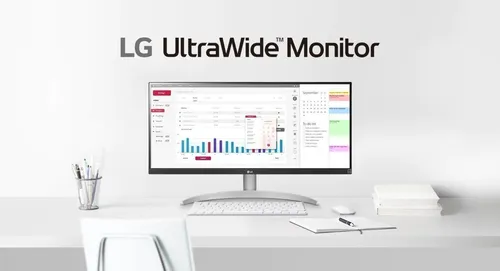 Monitor 29'' 21:9 Ultrawide Full Hd Ips Con Amd Freesync Color Blanco/negro 100v/240v
