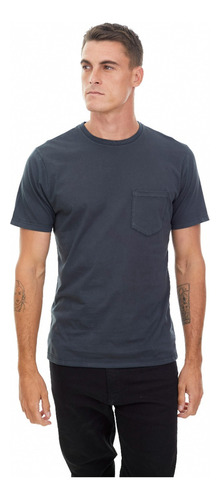 Remera Gastada C/bolsillo Hombre Airborn