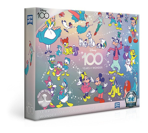 Quebra-cabeça Disney 100 Years Of Wonder 500pç Game Office