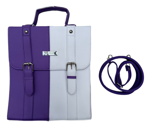 Bolso Morral Cartera Bandolero Morado Frauu 