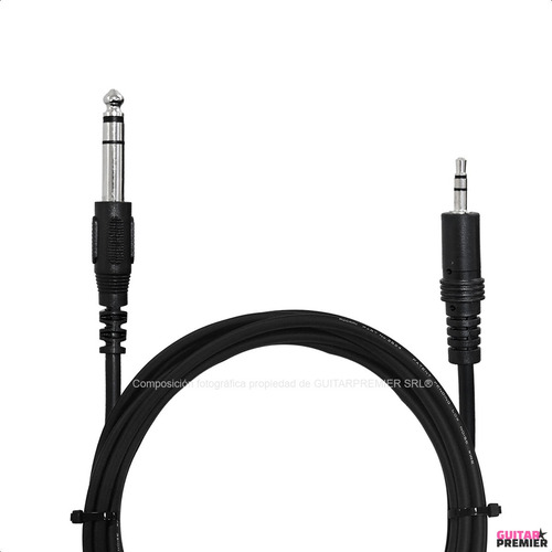 Cable Audio Instrumentos Mini Plug A Plug Estereo 3m #fll