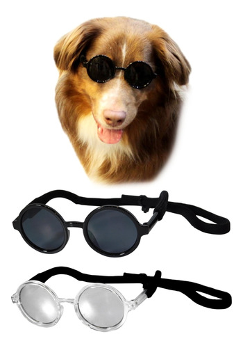 G001 Gafas De Sol Redondas Para Disfraz De Perro, Gato, Masc