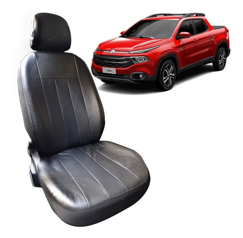 Funda Cubre Asiento Cuero Acolchado Fiat Toro 