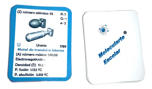 Cartas Elementos Quimicos
