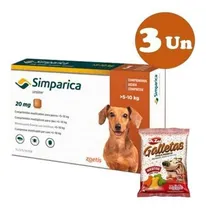 Comprar Tableta Antipulgas Y Garrapatas Simparica 5 A 10 Kg X 3 Comp