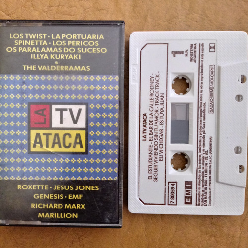 Spinetta Genesis Twist Roxette Tv Ataca (cassette Argentina)