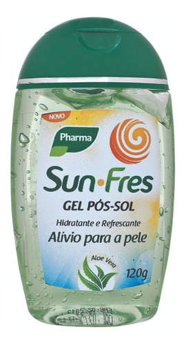 Pós-sol Em Gel Aloe Vera Sun-fres Pharma Frasco 120g