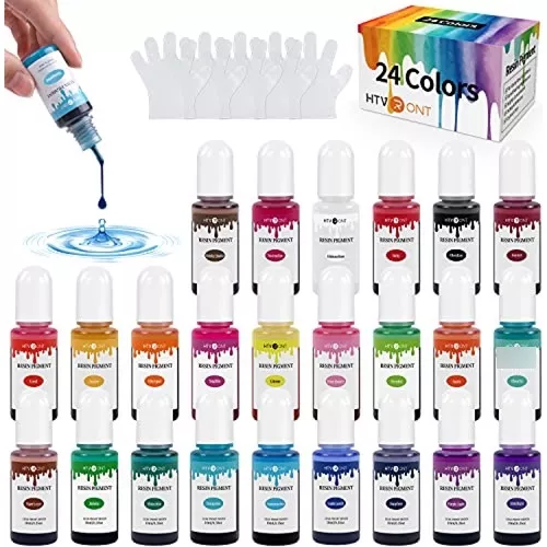Colorante De Resina Epoxi, 24 Colores, Colorante Translúcido