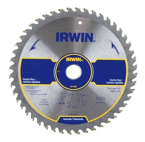 Serra Circular 8'' Com 36 Dentes - Irwin