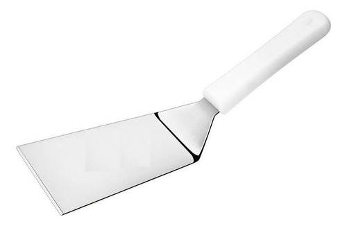 Espatula Curva Cabo Polietileno 26 X 6 Cm Cor Branco