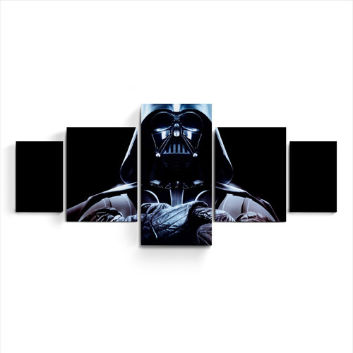 Cuadro Poliptico Cine Peliculas Star Wars Darth Vader Deco