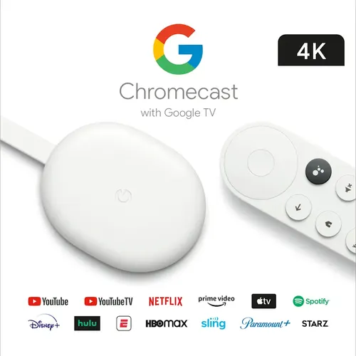 その他 Google Chromecast with Google TV 4k Chromecast With Google Tv 4k Hd Hdr Netflix Youtube Disney N Snow