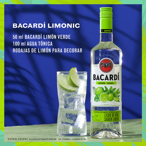 Pack De 6 Ron Bacardi Limón Verde 750 Ml