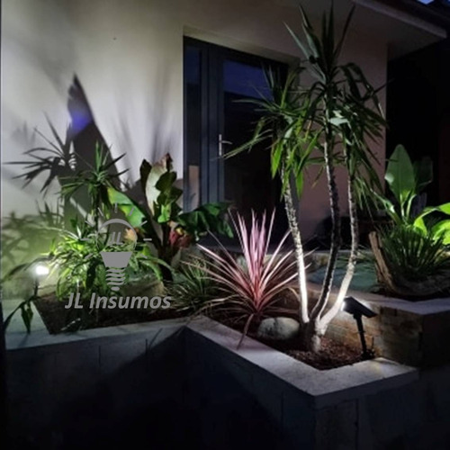 Pack 5 Aplique Reflector Estaca Led Solar 6w Litex