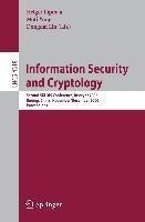 Information Security And Cryptology - Helger Lipmaa (pape...