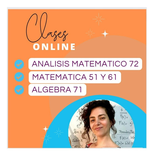 Imagen 1 de 6 de Clases Algebra Matematica Analisis Matematico Cbc Uba Xxi
