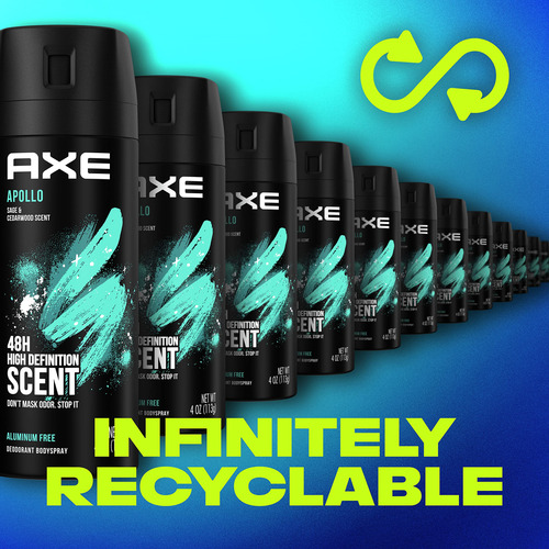 Desodorante Corporal Axe Apollo Sage & Cedarwood 120 Ml Para